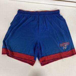 VINTAGE Pro Edge Kansas Jayhawks Basketball Shorts Sz L NCAA